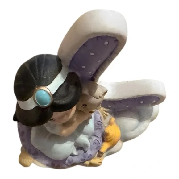 Disney Precious Moments Princess Jasmine Aladdin Letter L Figurine 2011 #114456 - Picture 5 of 7